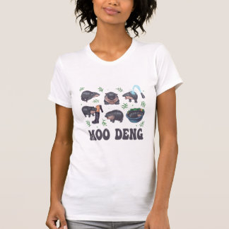 デンモーベビーヒッポコレクションキュート動物マンガ Tシャツ
