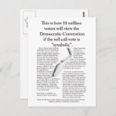 『デンヴァー・グループの最後のストロー』 ポストカード (正面/裏面)