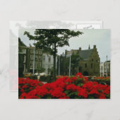 デン・ハーグの中世の刑務所に花が咲く ポストカード (正面/裏面)
