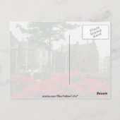 デン・ハーグの中世の刑務所に花が咲く ポストカード (裏面)