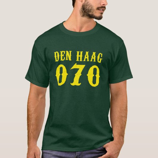 デン・ハーグ 070 Tシャツ (正面)