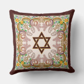デヴィッドヴィンテージバロックのスターユダヤ美術 クッション (裏面)