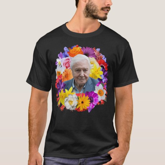 デヴィッド・アッテンボロー Tシャツ (正面)