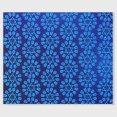 デヴィッド・ハヌカの青い星 ラッピングペーパー (フラット)