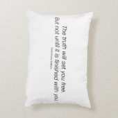 デヴィッド・フォスター・ウォレスの引用文の枕! アクセントクッション (裏面(縦))