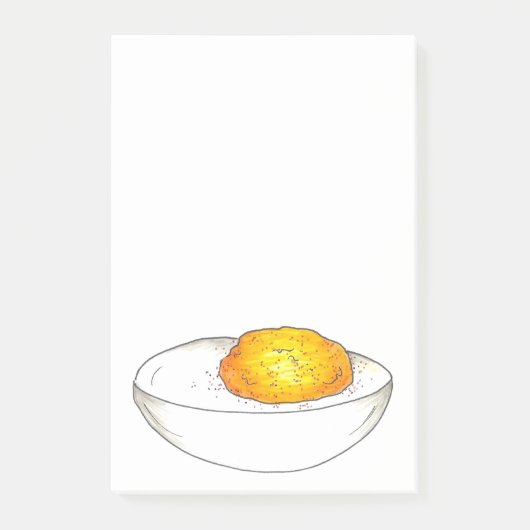 デヴィル卵ピクニックフードグルメポスト ポストイット (正面)