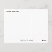 デヴィンとドナウ、スロバキア ポストカード (裏面)