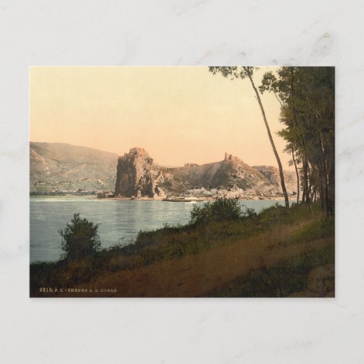 デヴィンとドナウ、スロバキア ポストカード (正面)