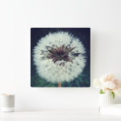 デヴィーDandelion時計…時計！ スクエア壁時計 (ホーム)