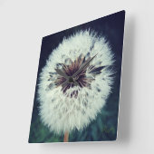 デヴィーDandelion時計…時計！ スクエア壁時計 (傾斜)