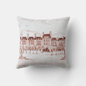 デヴォッジュの場所|マレ，パリ クッション (裏面)