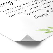 デヴォングリーンリーリングや輪狩りブライダルシャワーゲームサイン ポスター (角)