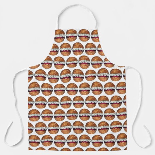 デヴォンシャースプリット英国ペストリーペストリー英国ベーキング エプロン (正面)