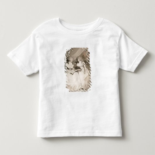 デヴォンシャー公爵夫人と妹のクーン トドラーTシャツ (正面)