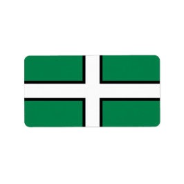 デヴォン郡旗，イングランドのラベル ラベル