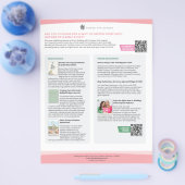 デヴォーショナルとオンラインリソースフライヤー チラシ (シングル)