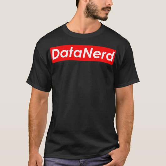 データおたく人工知能ビッグデータ統計局 Tシャツ (正面)