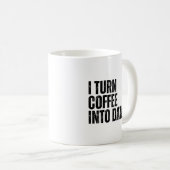 データおもしろいアナリストIデータにコーヒーを変換 コーヒーマグカップ (正面右)