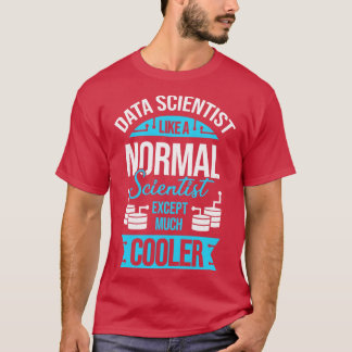 データおもしろいサイエンスサイエンティスト・ギフト Tシャツ