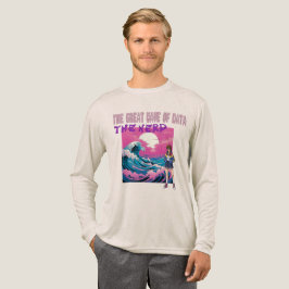 データの大波 トライブレンドTシャツ