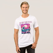 データの大波 トライブレンドTシャツ (正面全面)