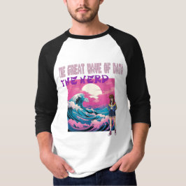 データの大波 Tシャツ