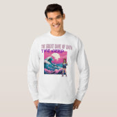 データの大波 Tシャツ (正面フル)