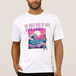 データの大波 Tシャツ