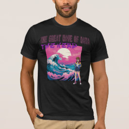 データの大波 Tシャツ