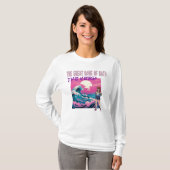 データの大波 Tシャツ (正面フル)