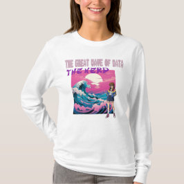 データの大波 Tシャツ