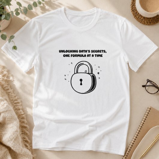 データの秘密を解き明かす公式分析の魔法使い Tシャツ