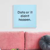 データまたはデータが発生しなかった キャンバスプリント (インサイチュ (リビング))