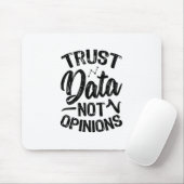 データを信頼しない意見 マウスパッド (マウス)
