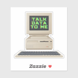 データを自分のヴィンテージ・コンピュータに話す シール