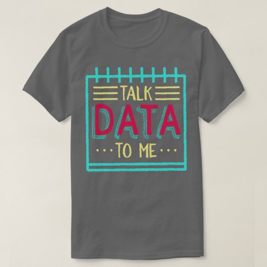 データを送信する Tシャツ (デザイン正面)