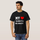 データアナリストのTシャツ Tシャツ (正面フル)