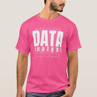 データアナリストデザイン – スプレッドシー得トを持っている Tシャツ