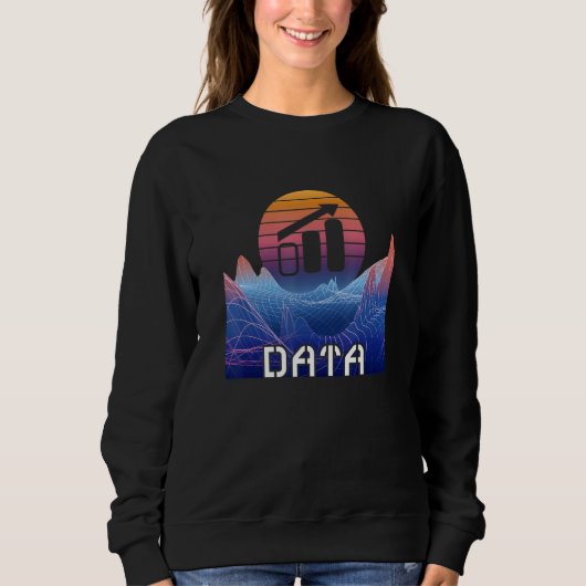 データアナリスト宇宙ランドスケープSoftware Engineer Dat スウェットシャツ (正面)