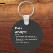 データアナリスト定義 キーホルダー (正面)