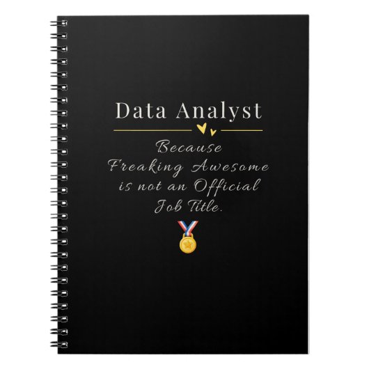 データアナリスト ノートブック (正面)
