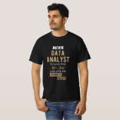 データアナリスト Tシャツ (正面フル)