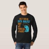 データアナリス退職したトの魚釣りの廃止 Tシャツ (正面フル)