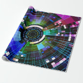 データイスタイリッシュンターネット記憶域オンライン ラッピングペーパー (アンロールド)