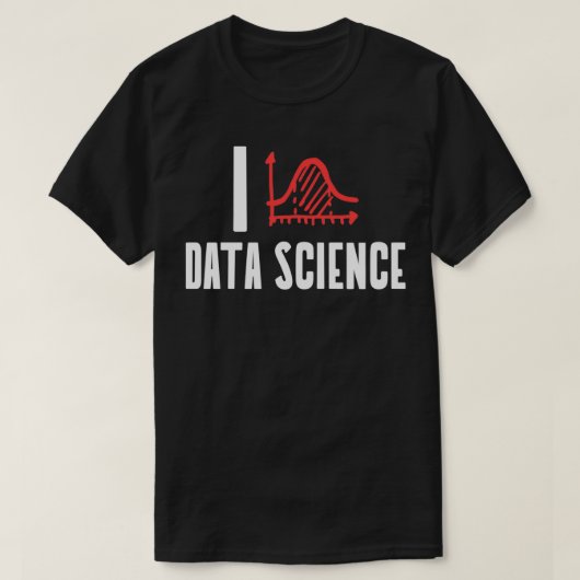 データサイエンスが大好き Tシャツ (デザイン正面)