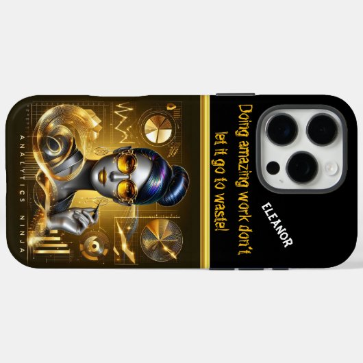 データサイエンティストと分析の統合 Case-Mate iPhoneケース (裏面 (横))