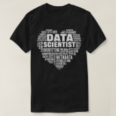 データサイエンティストのためのデータサイエンスビッグデータ分析 Tシャツ (デザイン正面)