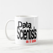 データサイエンティストのパフォーマンス向上 コーヒーマグカップ (左)