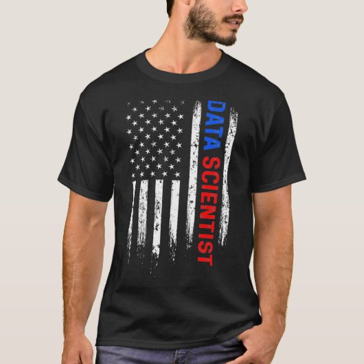 データサイエンティスト脳データサイエンスマイニングアナリストP Tシャツ (正面)