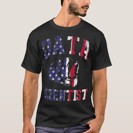 データサイエンティスト計画データサイエンスマイニング分析 Tシャツ (正面)